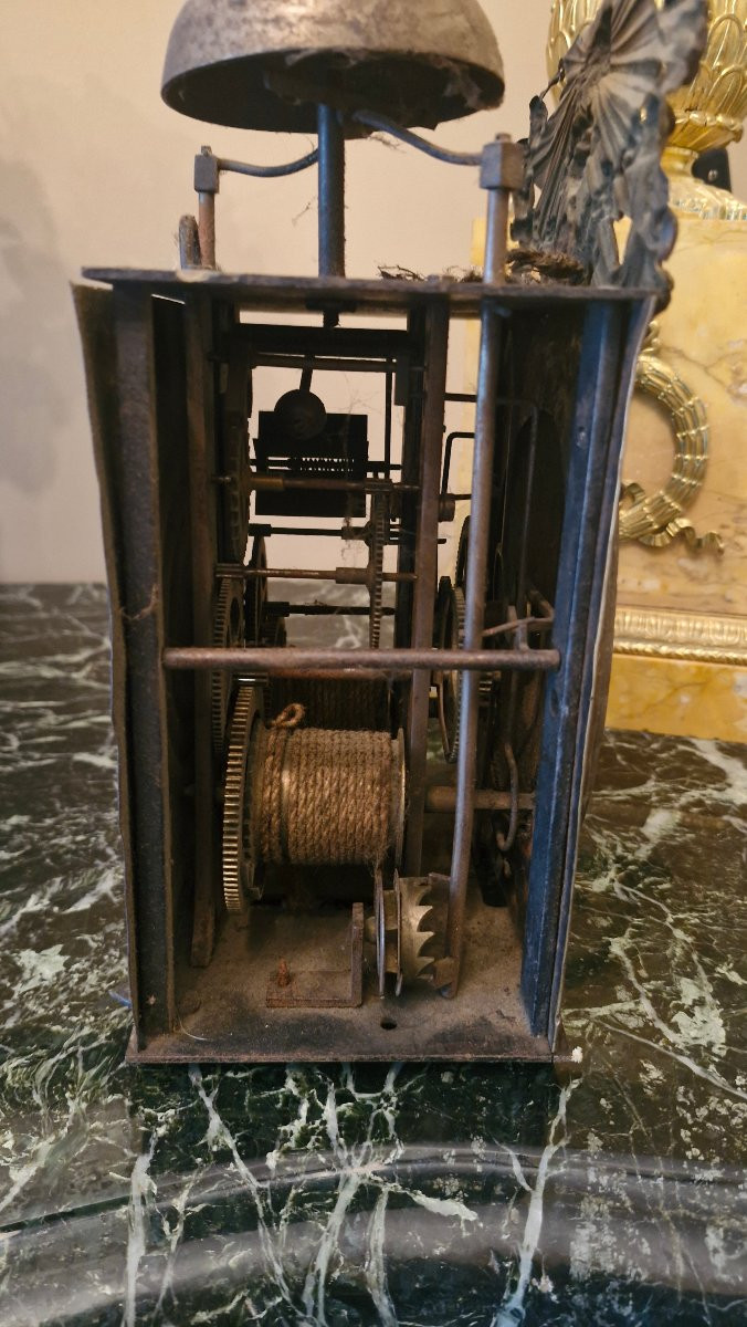 Small Comtoise Clock Movement Called Petit Comtois-photo-5