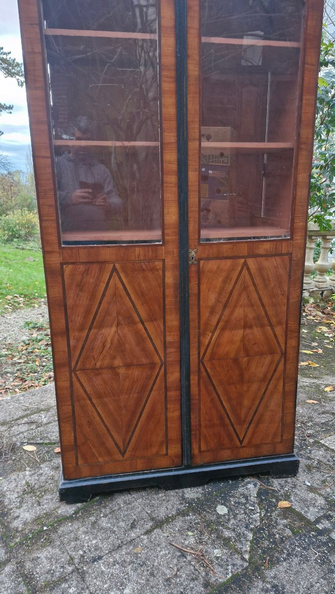 Vitrine d'époque Louis XIV régence-photo-2