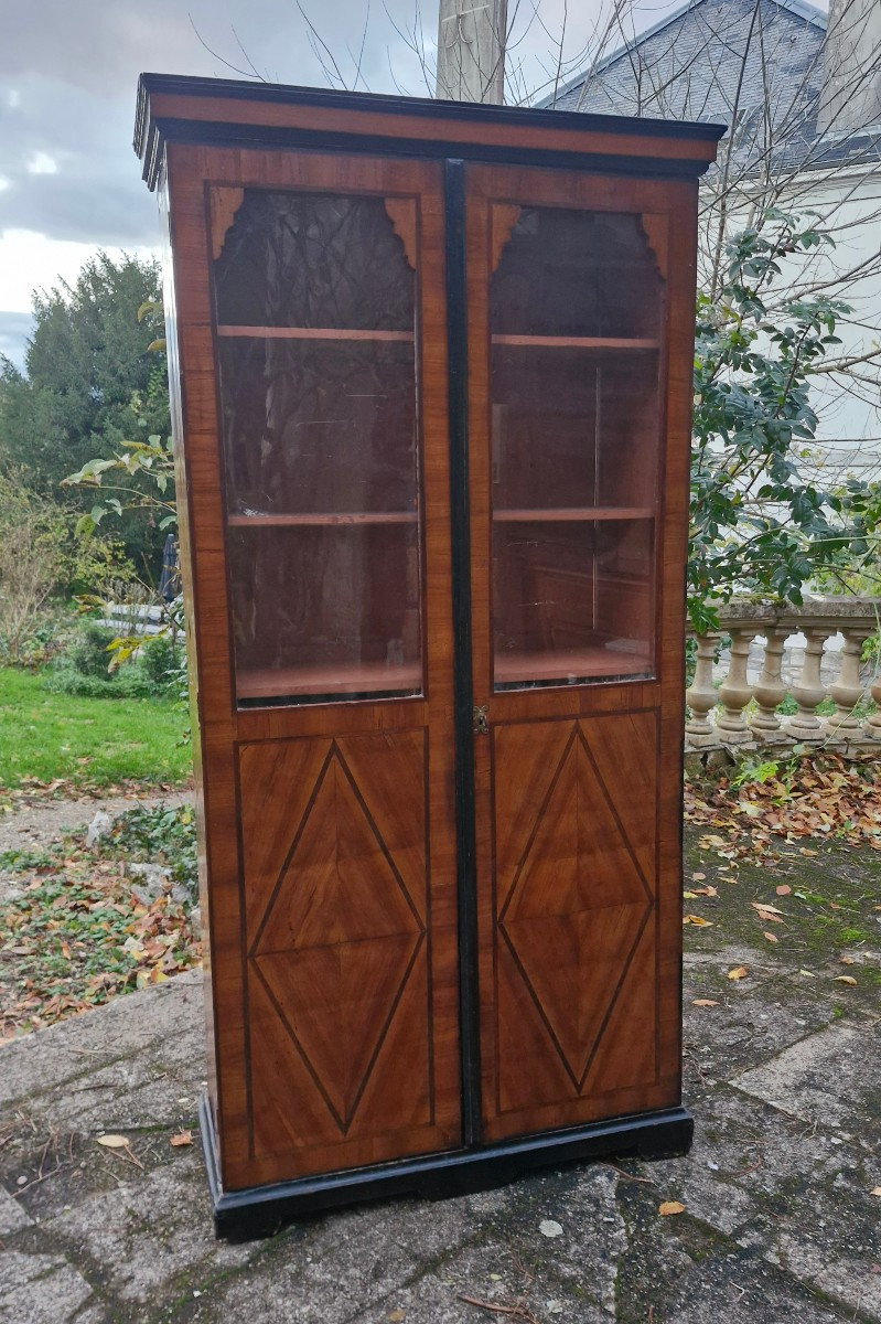 Vitrine d'époque Louis XIV régence