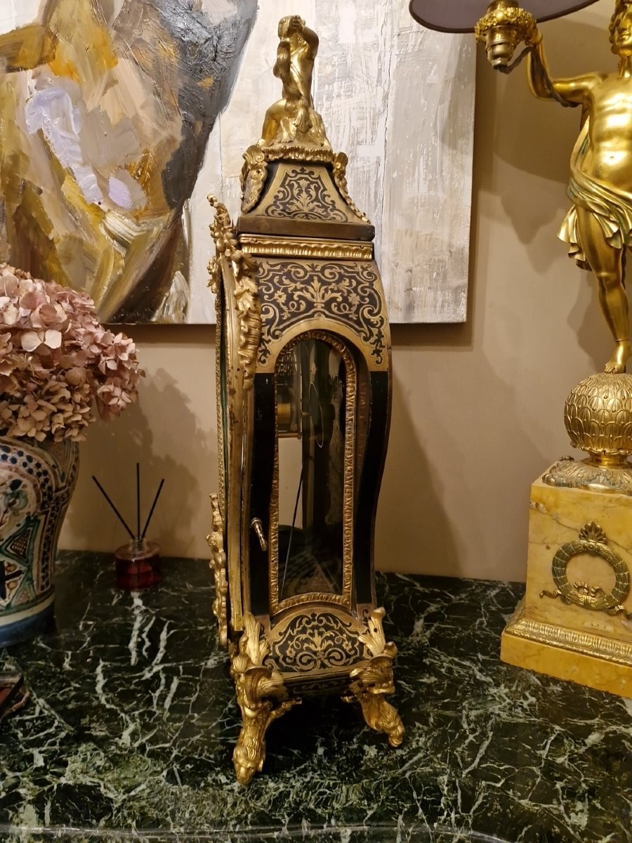 Cartel en marqueterie Époque NAPOLÉON III -photo-3