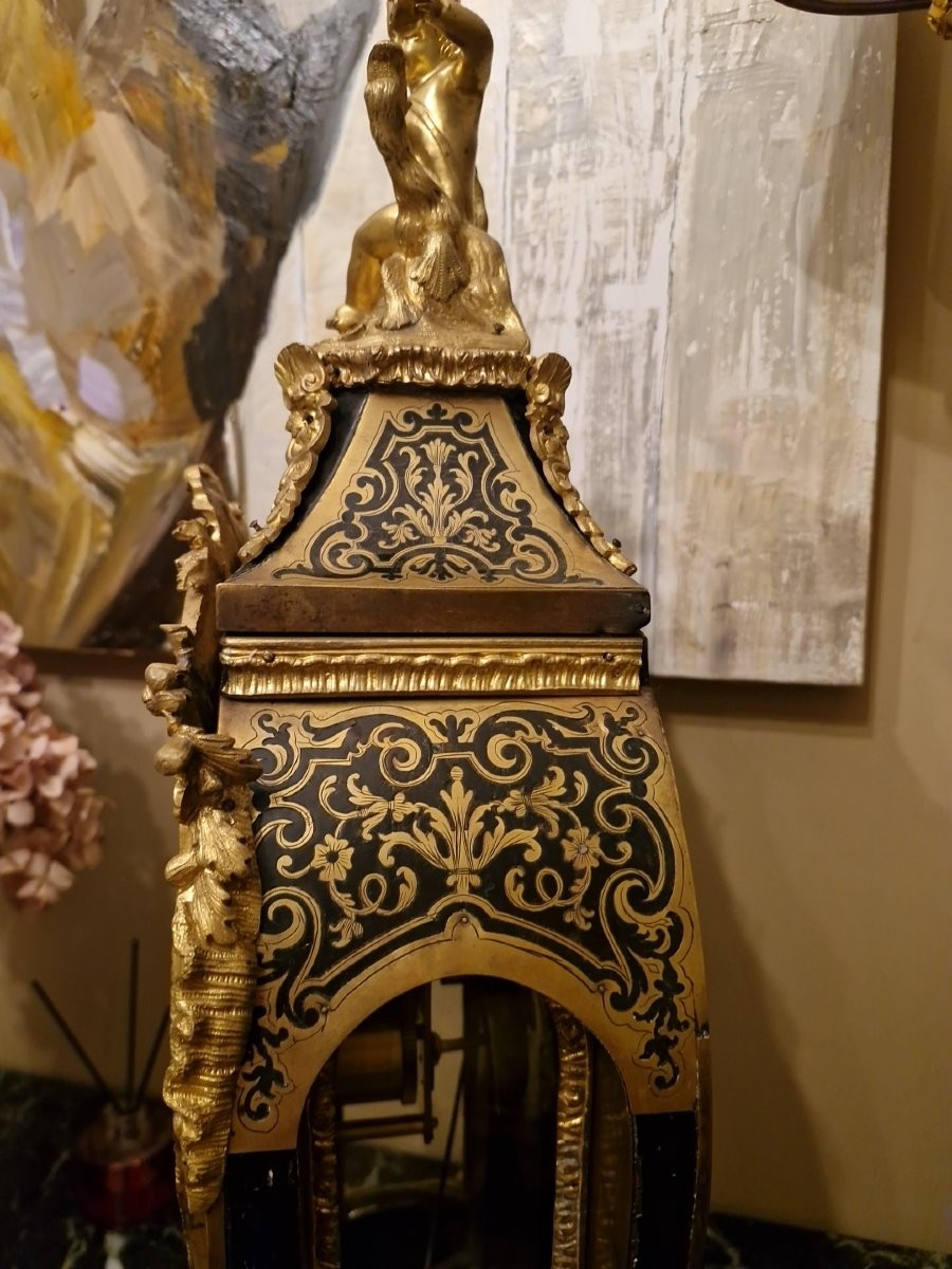 Cartel en marqueterie Époque NAPOLÉON III -photo-4