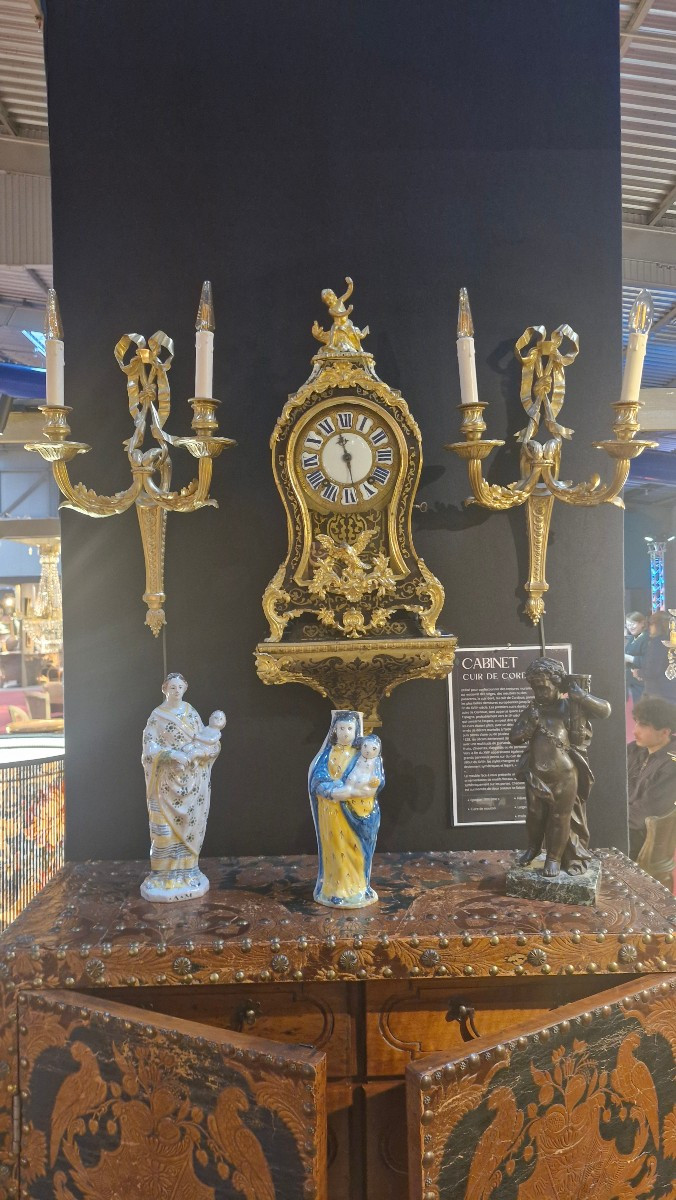 Pair Of Louis XVI Style Bronze Wall Sconces, Henri Vian