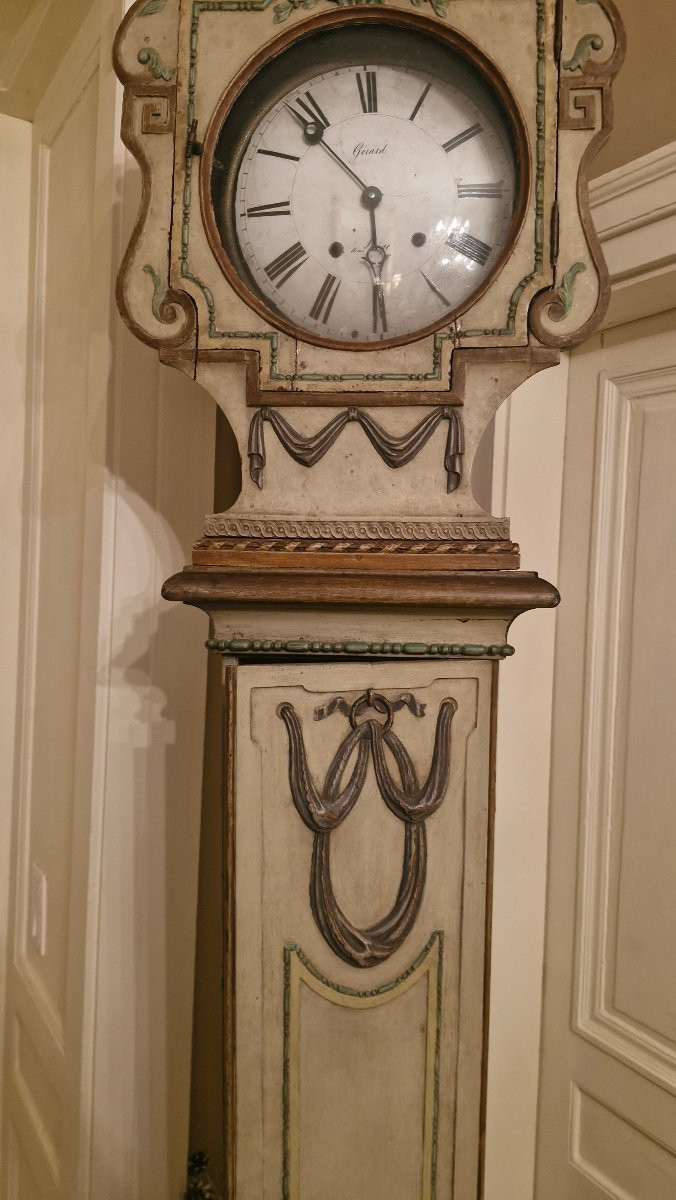Patinated Grandfather Clock, 18th Century -photo-3