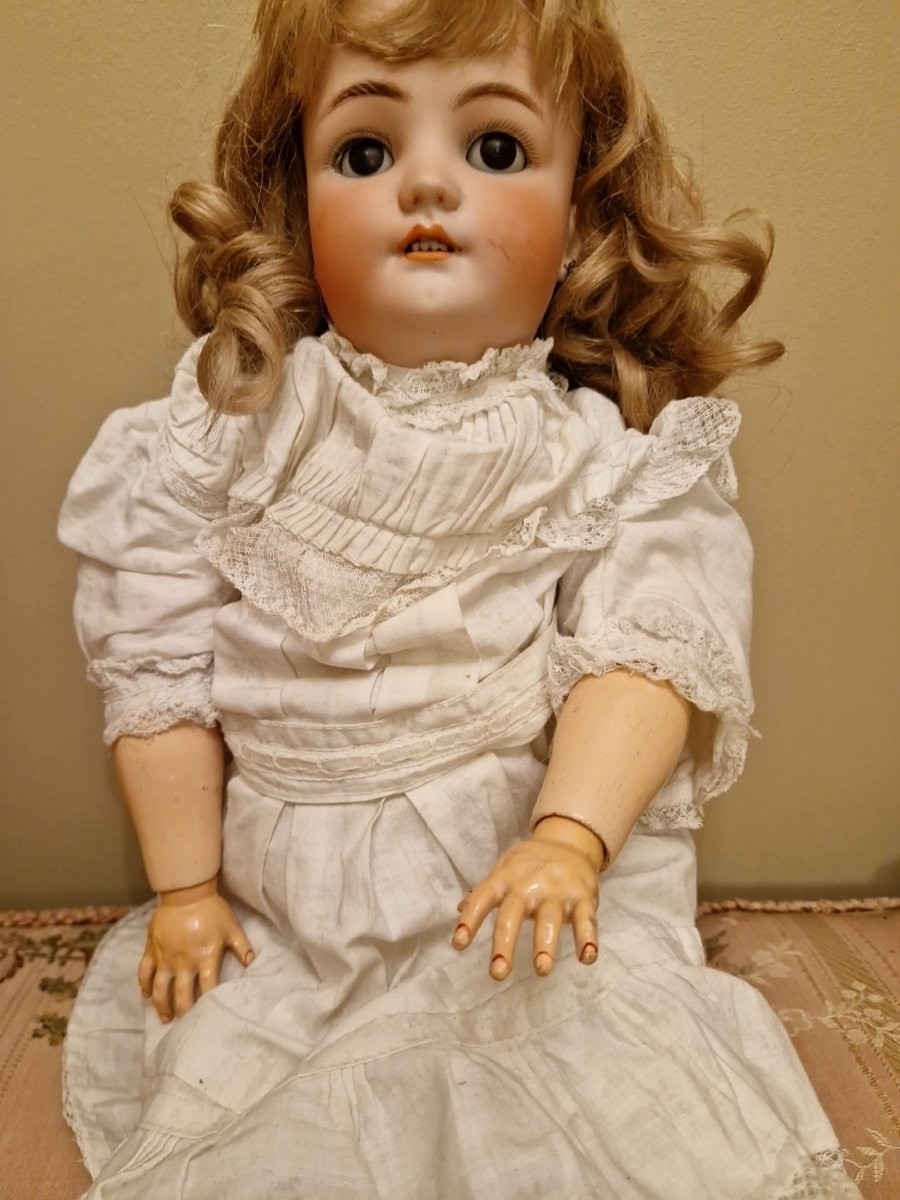 Simon Et Halbig, Poupée En Porcelaine Taille 9 1/2-photo-3