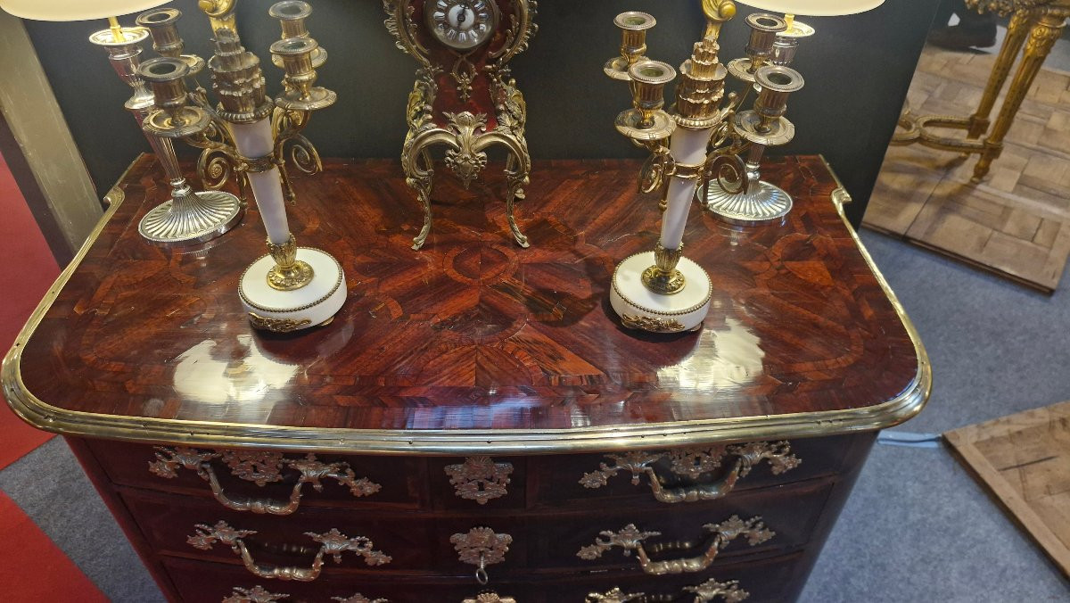 Louis XIV Regency Period Chest Of Drawers-photo-2