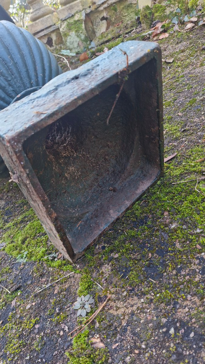 Paire de vases Medicis en fonte Époque XIX Ème S -photo-6