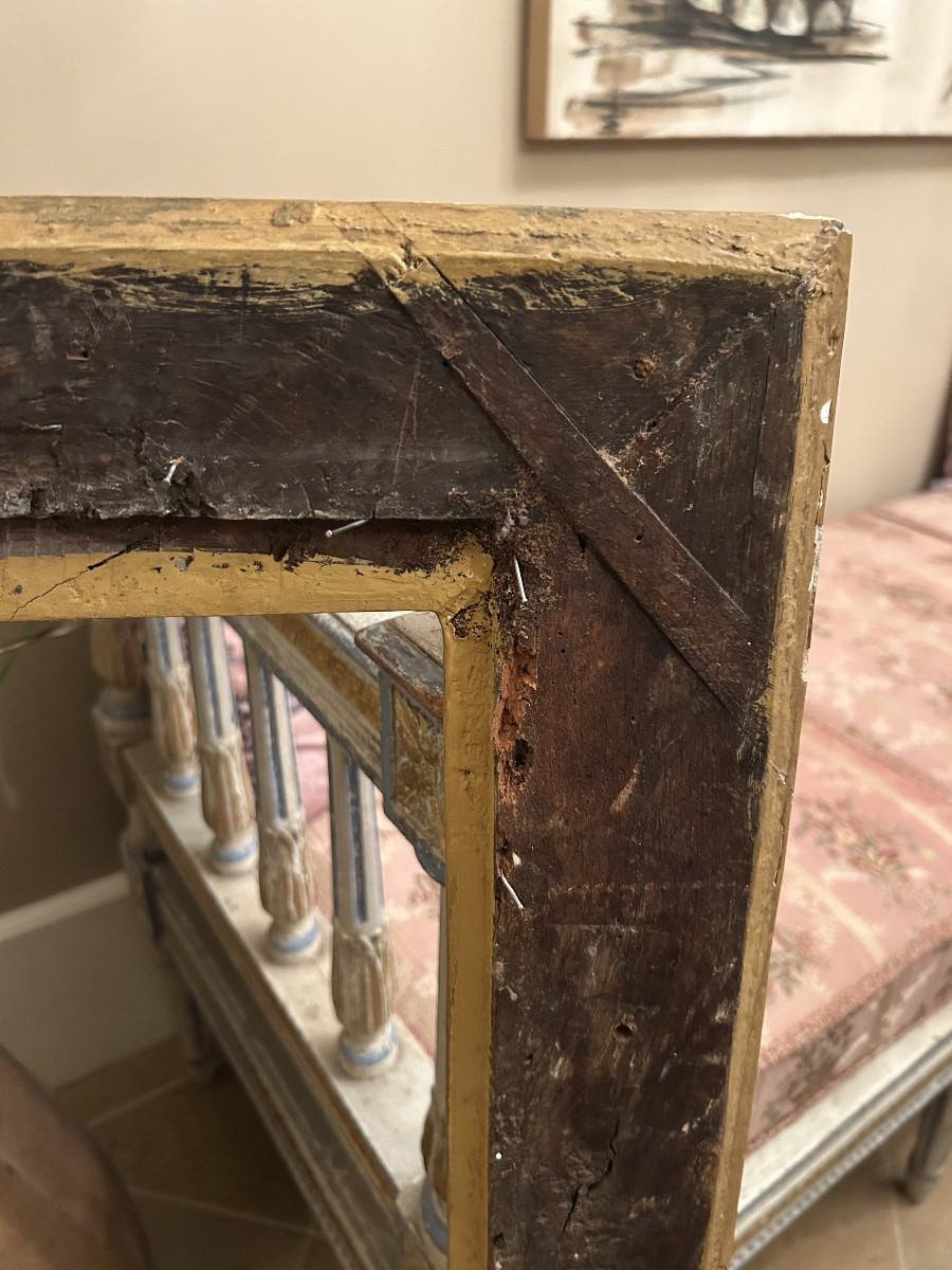 Large Louis XIV Giltwood Frame, 18th Century-photo-8