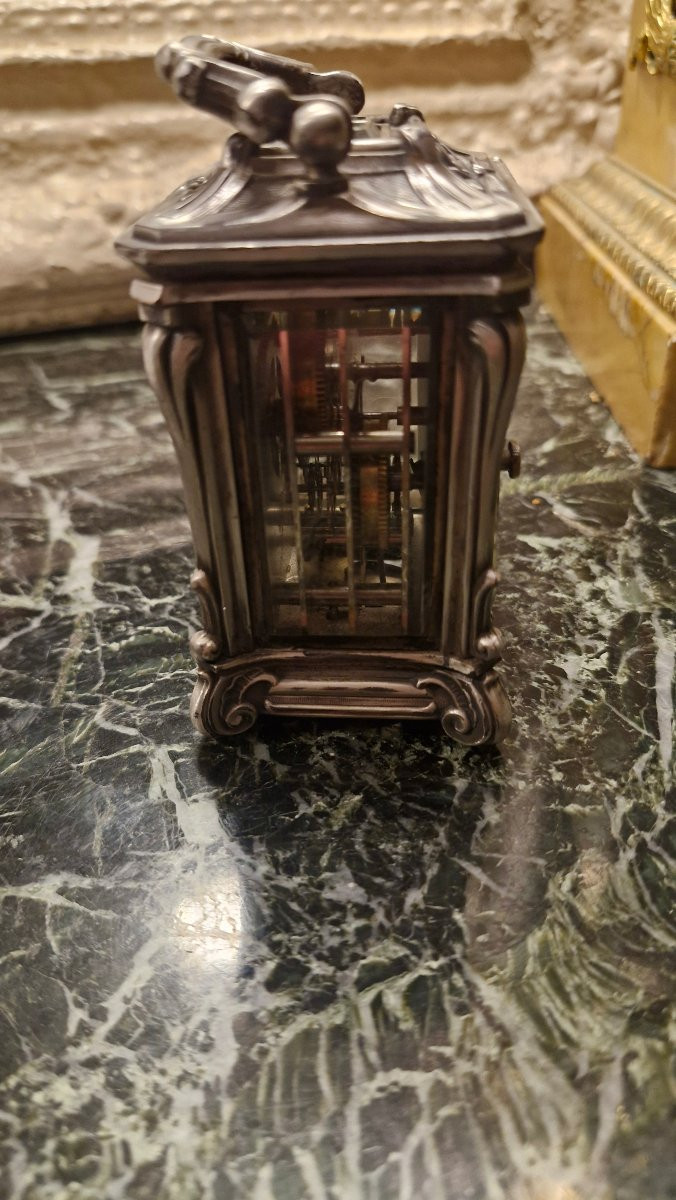 Officer's Clock, Antique Alarm Clock-photo-2