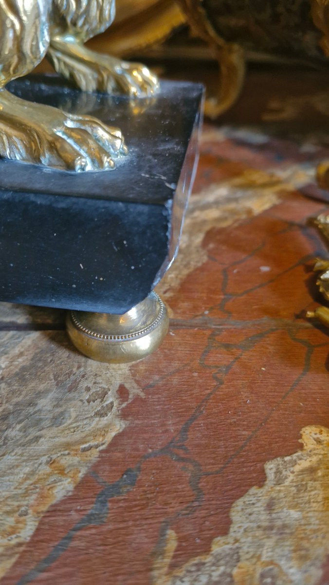 Empire Bronze Portico Clock-photo-5