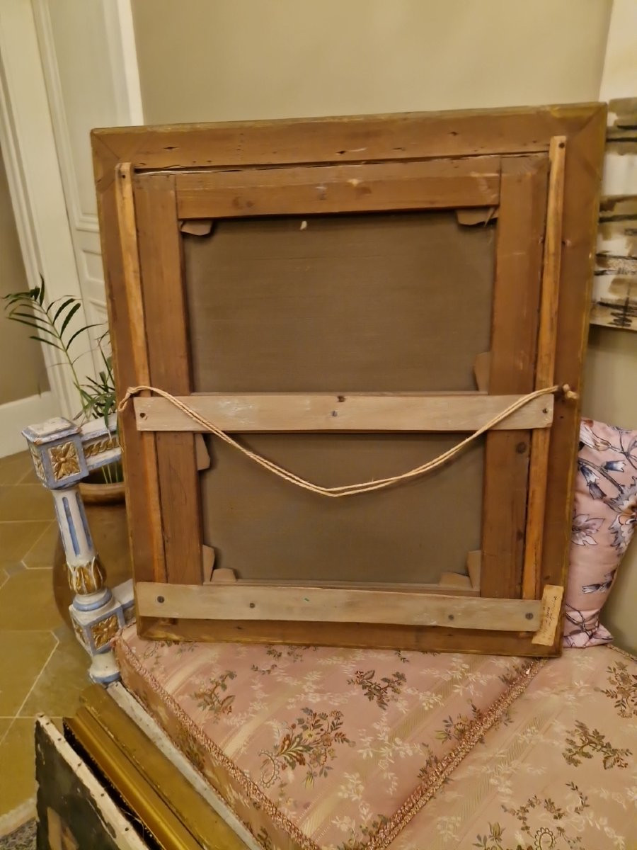 D'après Lenain, la forge, huile sur toile Mlle Heurtier-photo-6