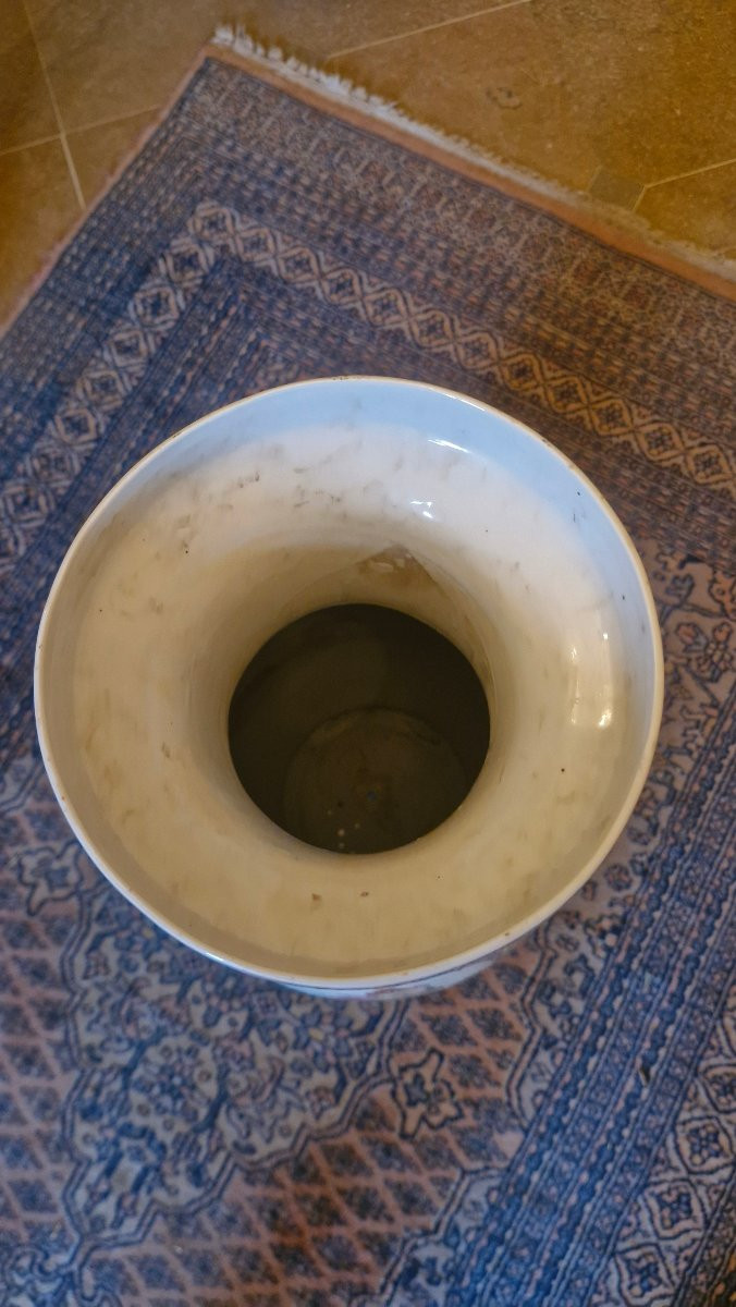 Chinese Porcelain Vase With Bronze Mount-photo-5