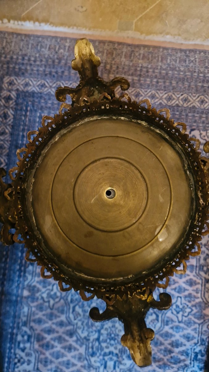 Chinese Porcelain Vase With Bronze Mount-photo-6