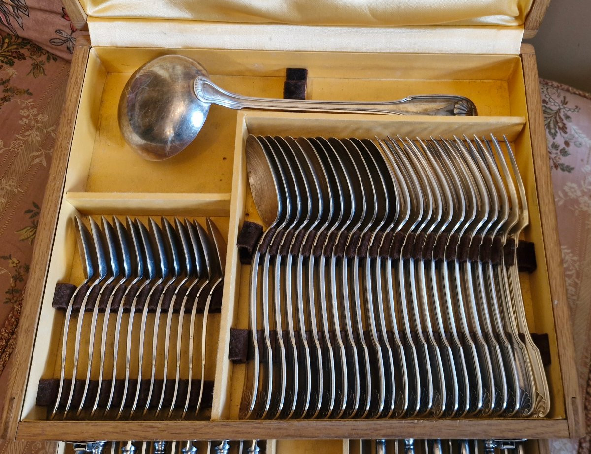 Ménagère en métal argenté 93 pieces-photo-2