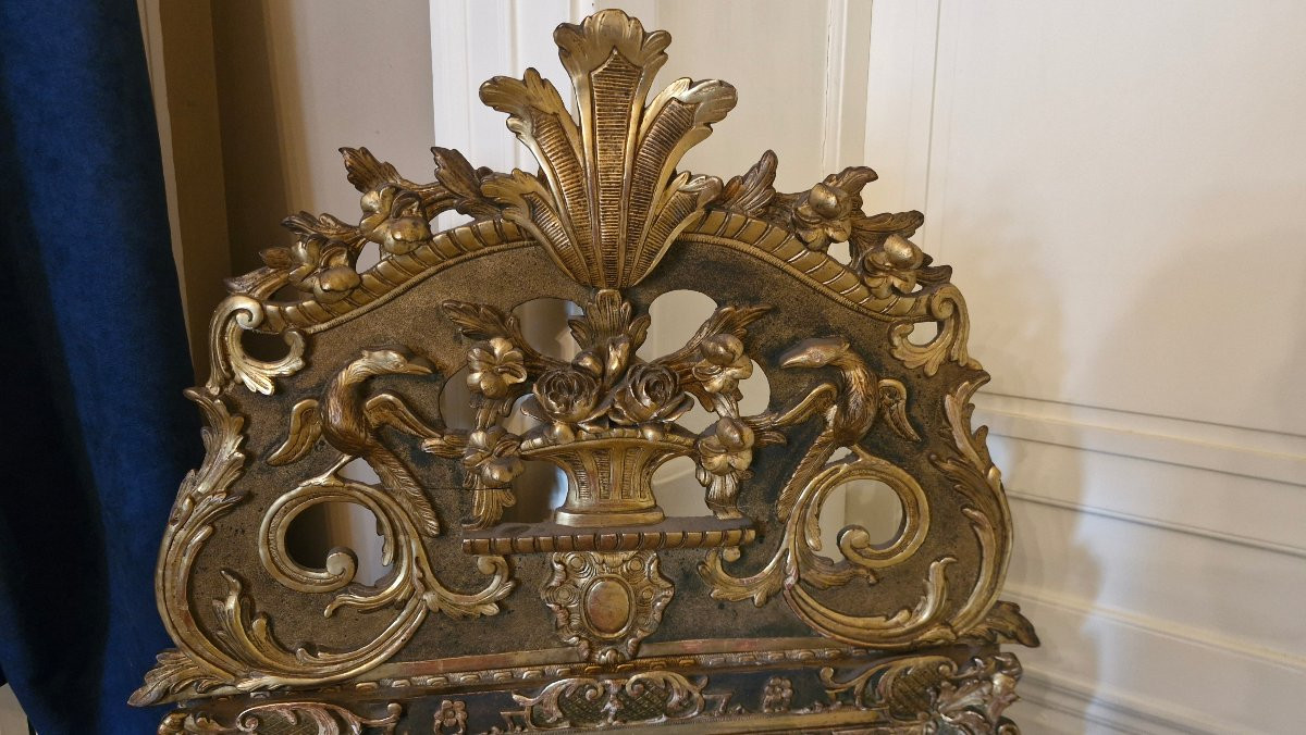 Giltwood Mirror From The 18th Century -photo-2