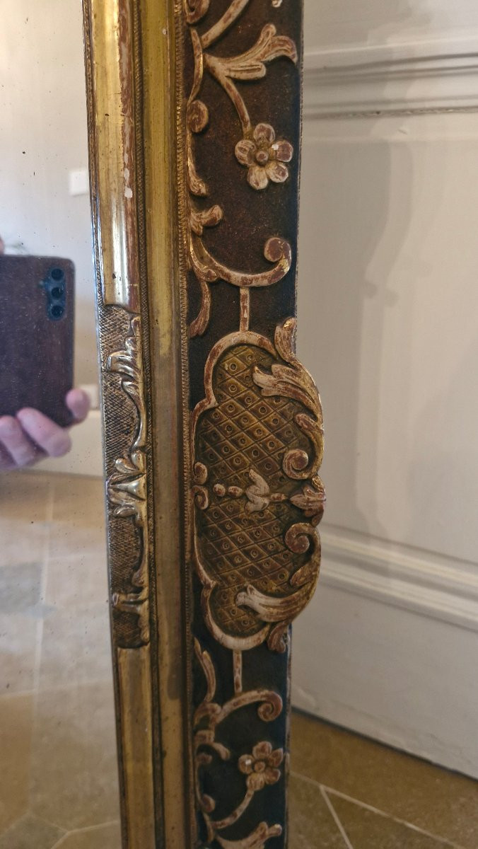 Giltwood Mirror From The 18th Century -photo-2