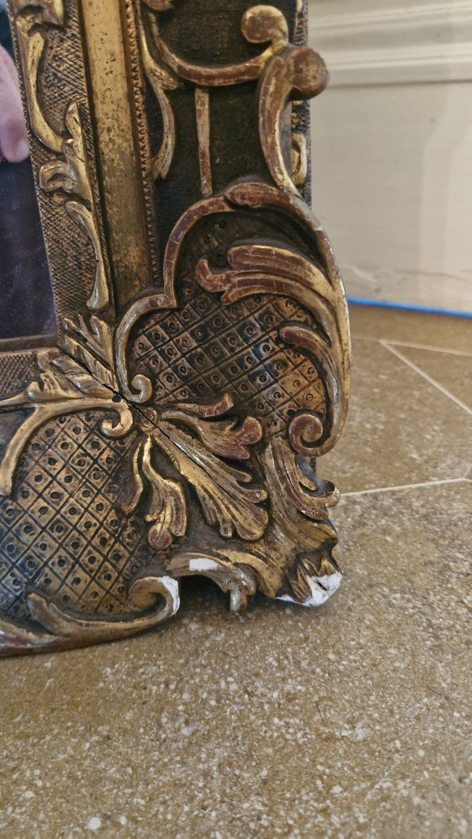 Giltwood Mirror From The 18th Century -photo-3