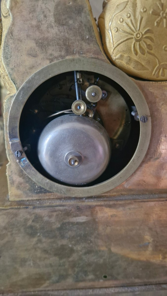 Horloge en bronze, femme chinoise XIX Ème S -photo-5