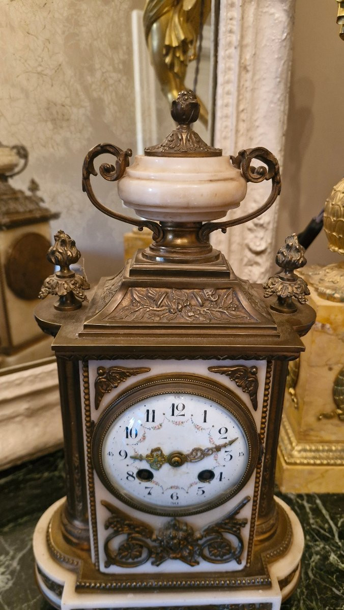 Louis XVI Style Bronze Clock-photo-2