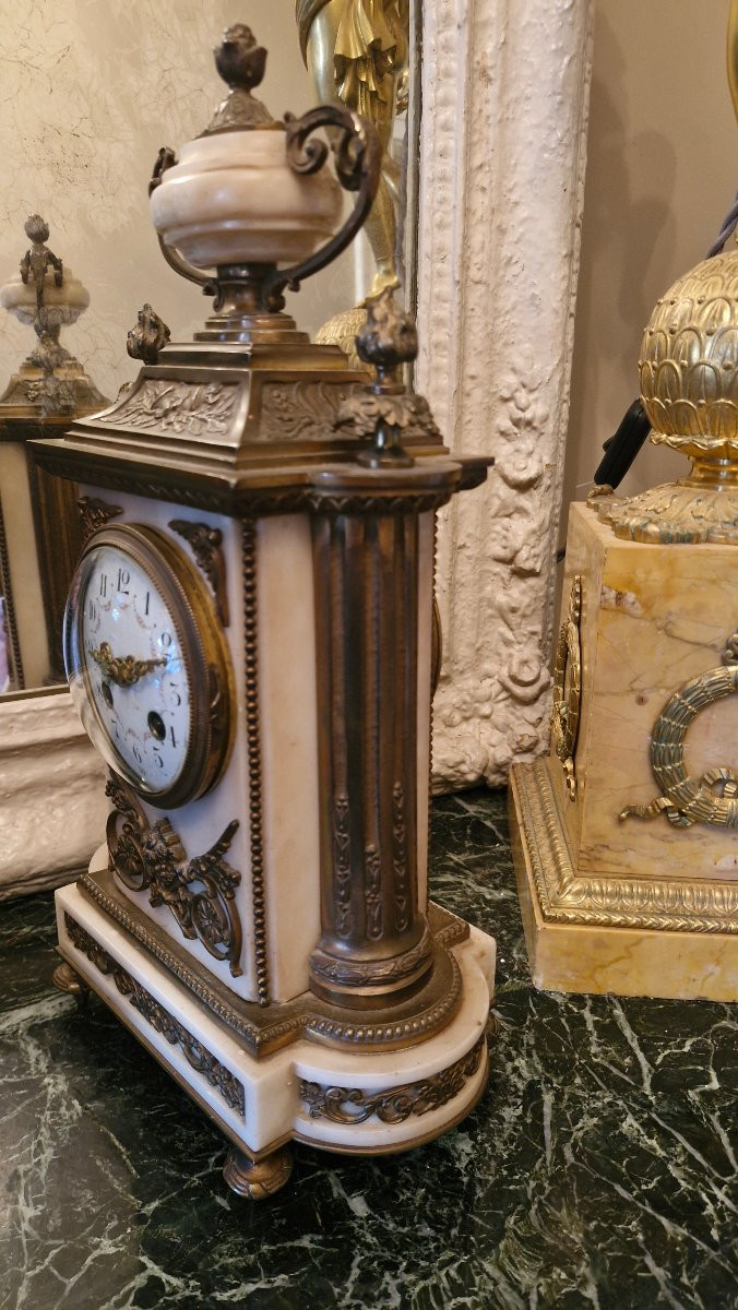 Louis XVI Style Bronze Clock-photo-2