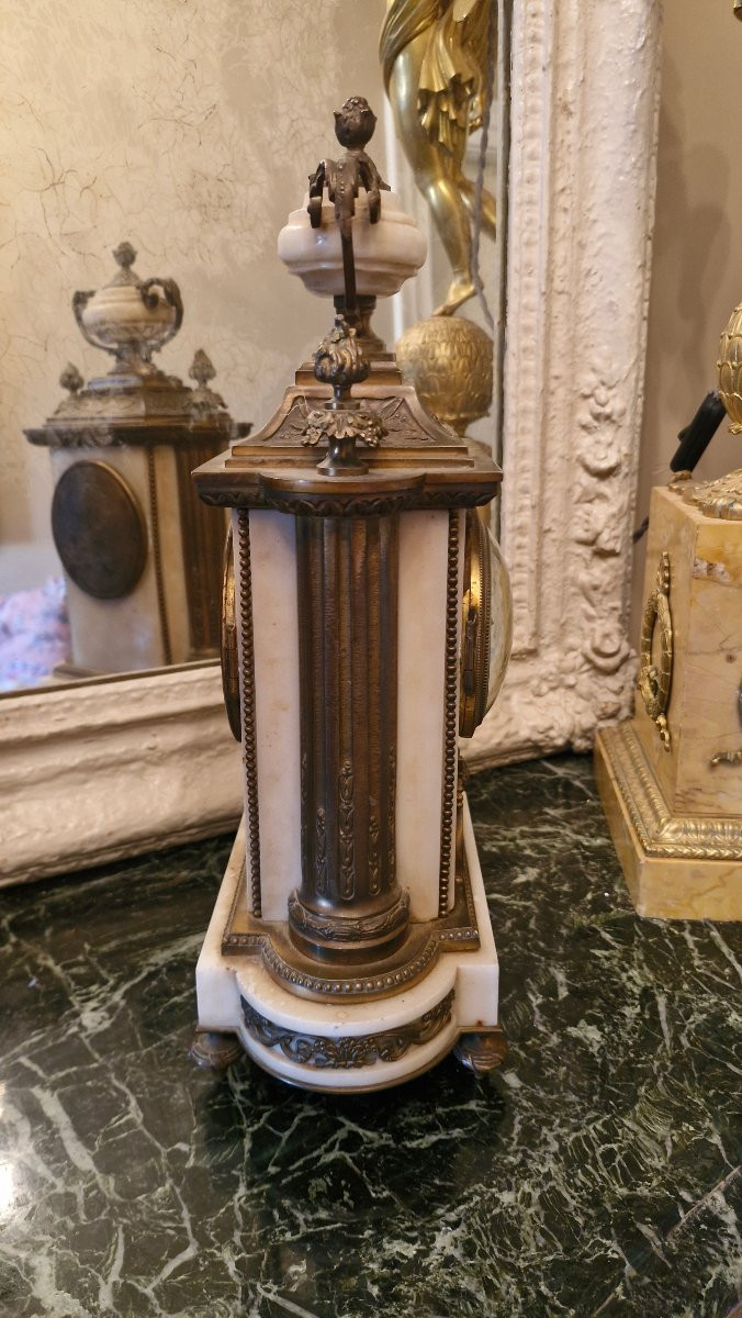 Louis XVI Style Bronze Clock-photo-5