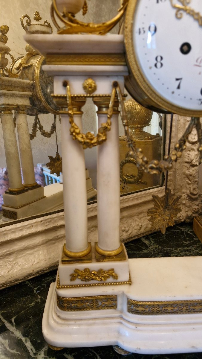 Louis XVI Portico Clock-photo-4