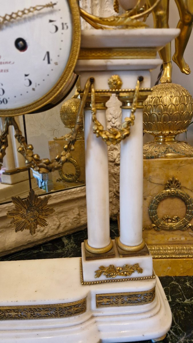 Louis XVI Portico Clock-photo-1