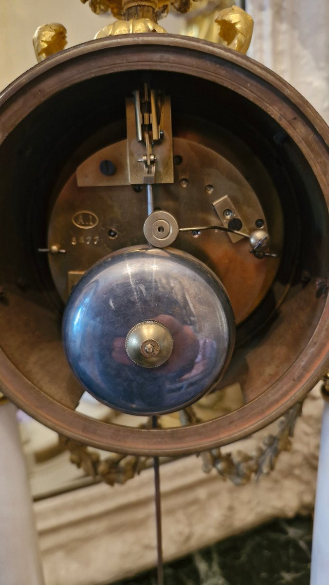 Louis XVI Portico Clock-photo-7