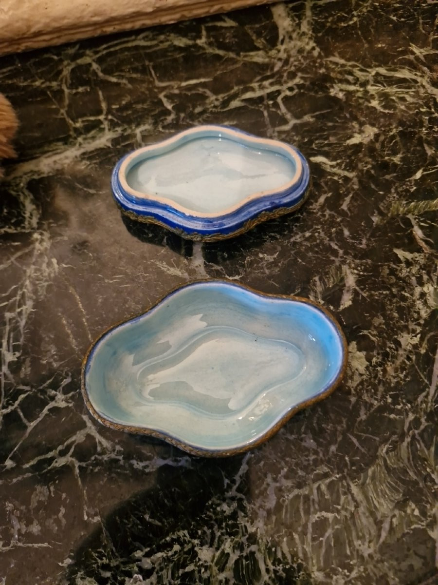 Boite à bijoux en porcelaine de Sèvres -photo-1