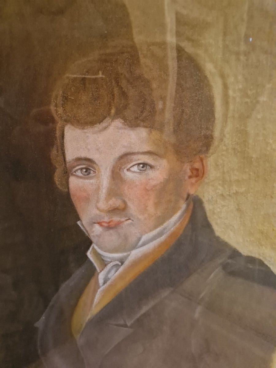 Pastel, Portrait Of A Man-photo-3