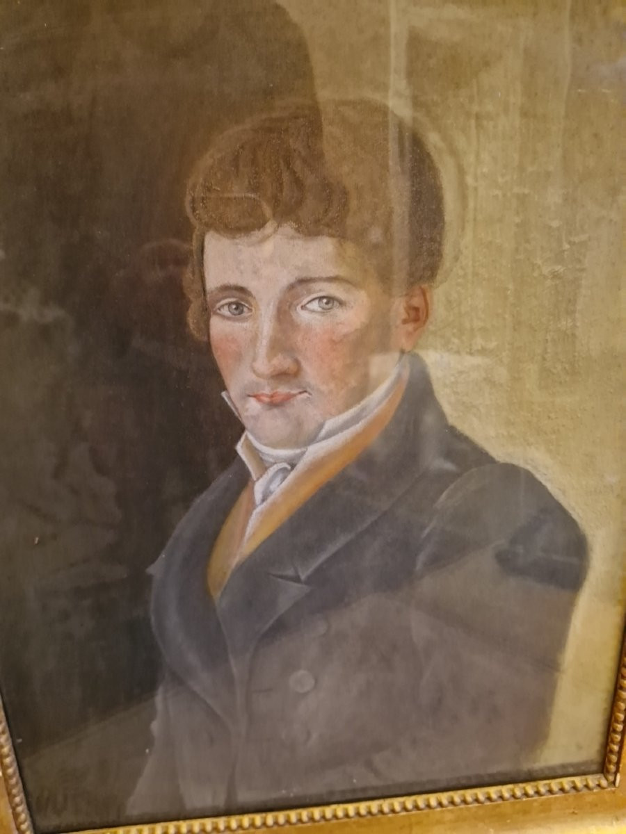 Pastel, Portrait Of A Man-photo-4