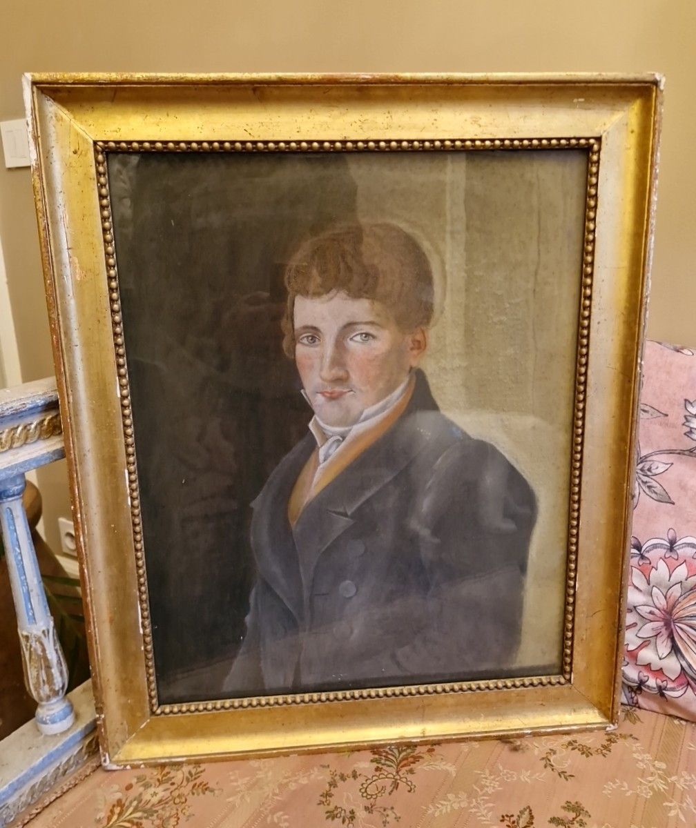 Pastel, Portrait Of A Man