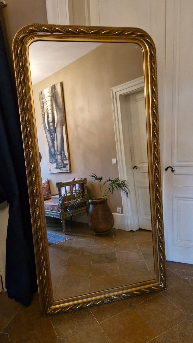 Miroir Doré Époque Napoléon III 
