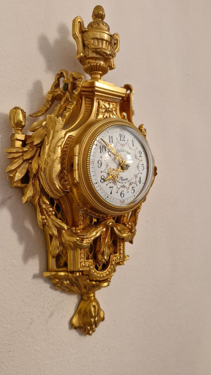 Louis XVI Style Ormolu Alcove Cartel-photo-2