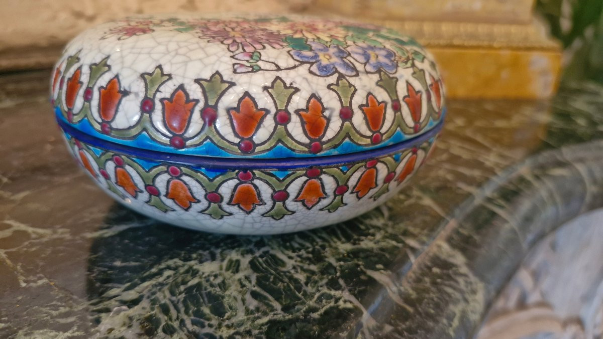 Candy Box In Longwy Enamel-photo-1