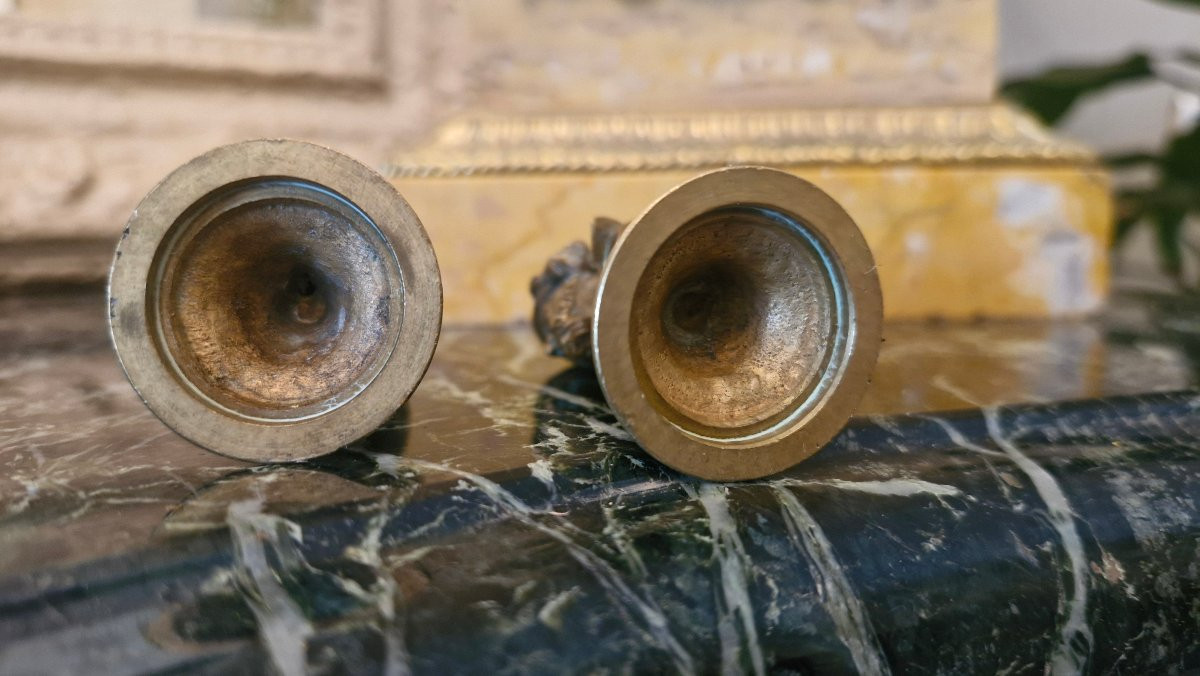 Pair Of Bronze Sculptures XIX ème S-photo-2