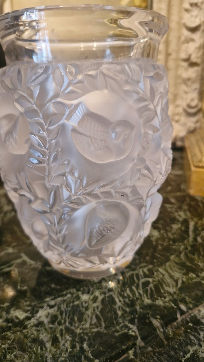 Lalique, vase en cristal modèle Bagatelle-photo-2