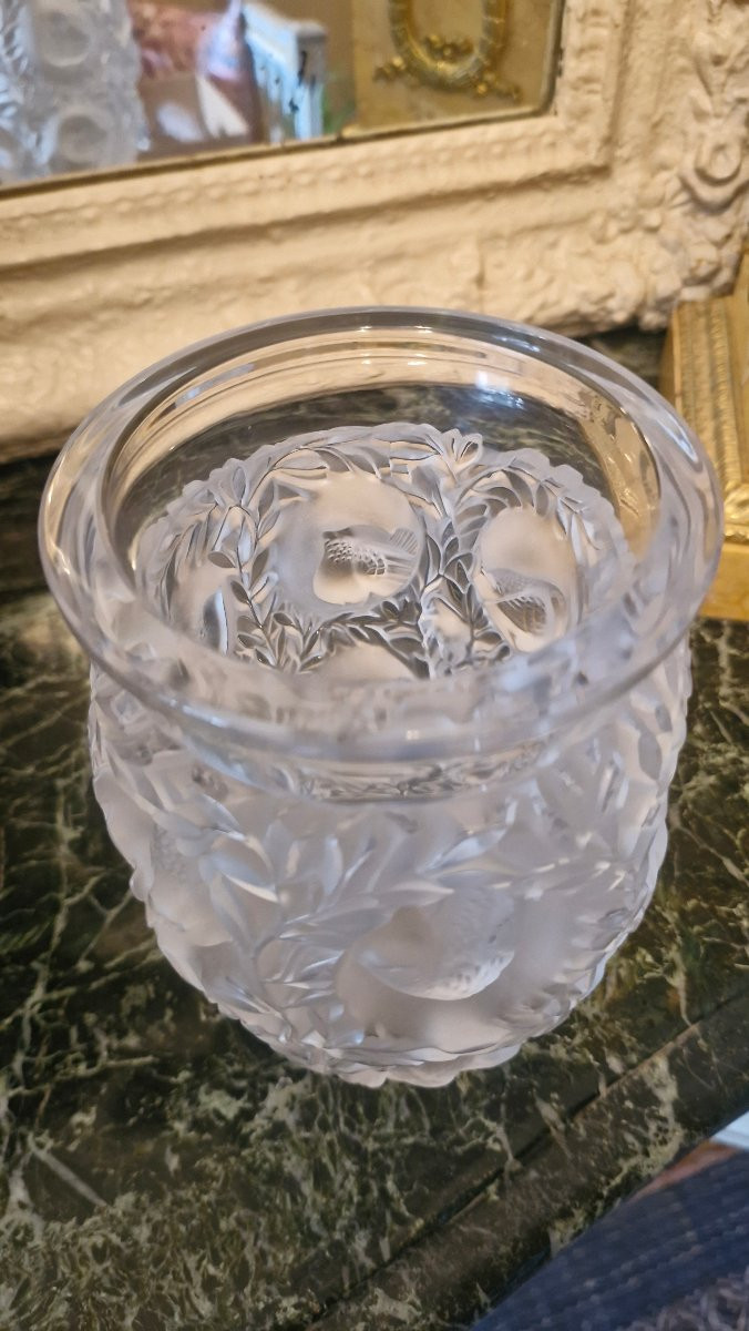 Lalique, vase en cristal modèle Bagatelle-photo-4
