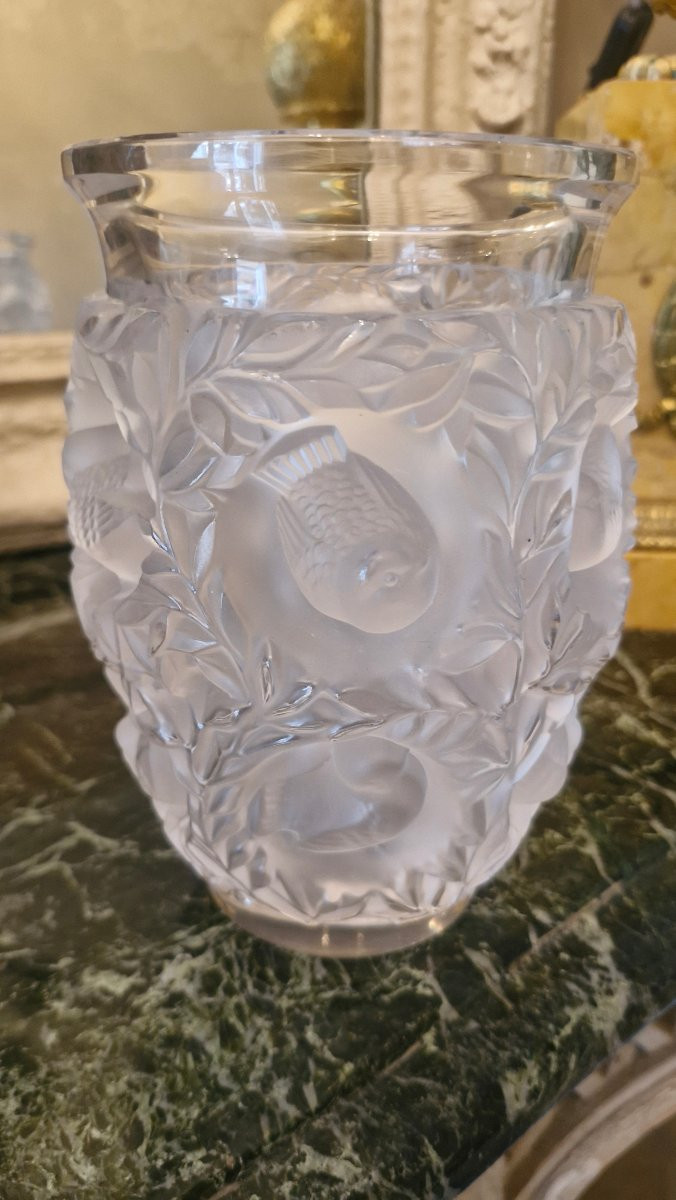 Lalique, vase en cristal modèle Bagatelle-photo-1
