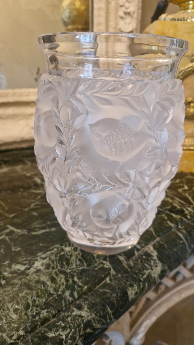 Lalique, vase en cristal modèle Bagatelle-photo-2