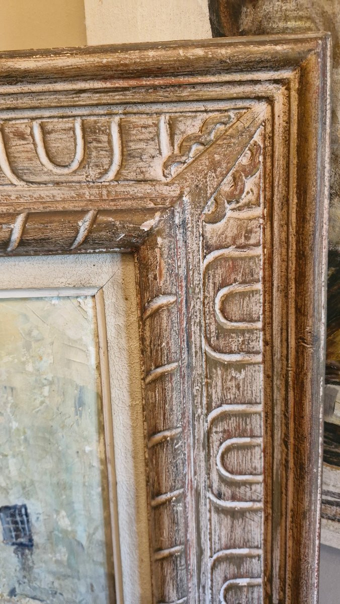 Huile sur toile orientaliste encadrée, signée-photo-6