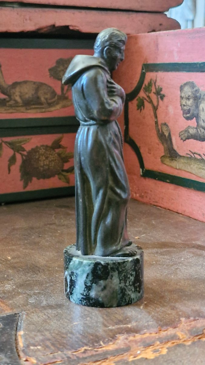 Bronze Sculpture Of A Man-photo-3