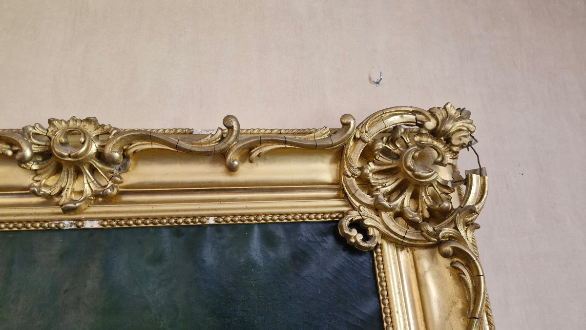 Sophie Rude, huile sur toile Représentant un homme et son enfant dans son bureau-photo-5