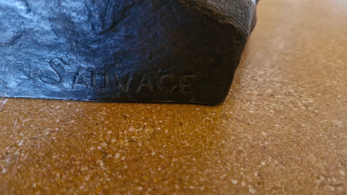 Sauvage, Bronze Sculpture-photo-4