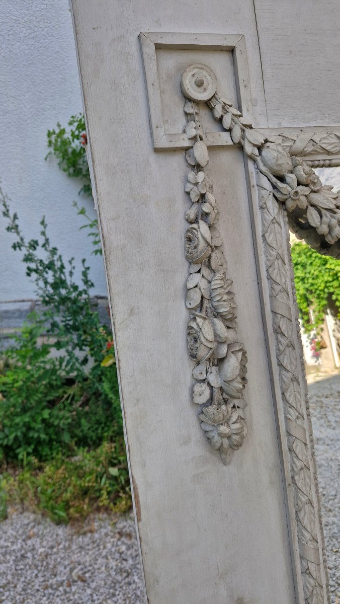 Paire de trumeau de château Louis XVI -photo-3