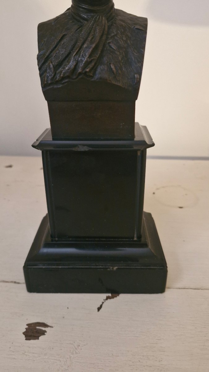 Buste en bronze, buste d'homme -photo-4