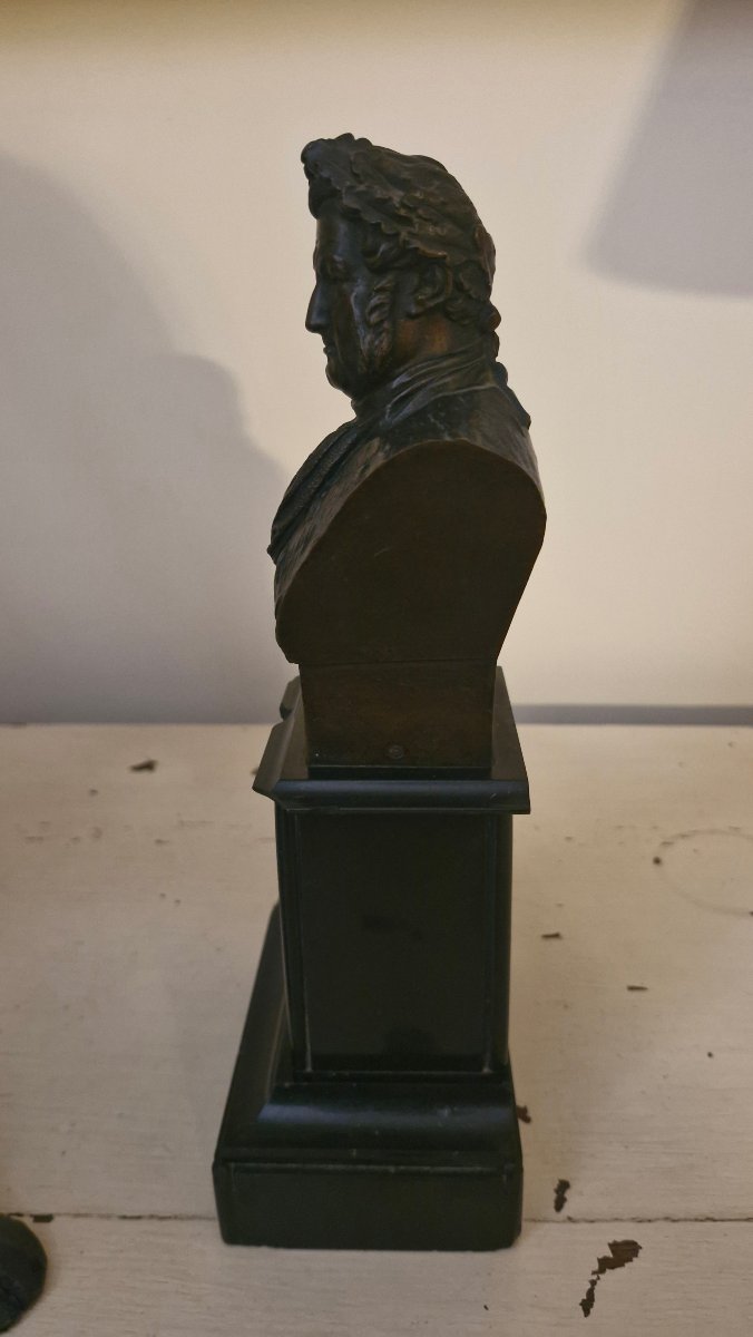 Buste en bronze, buste d'homme -photo-1