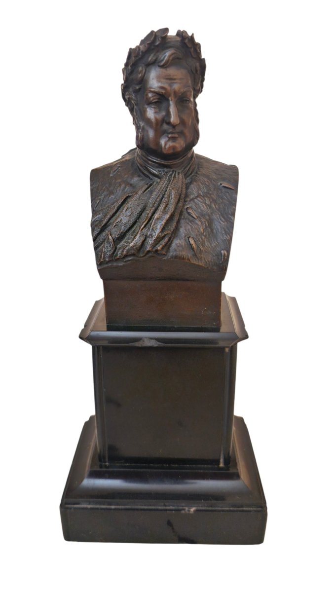 Buste en bronze, buste d'homme 