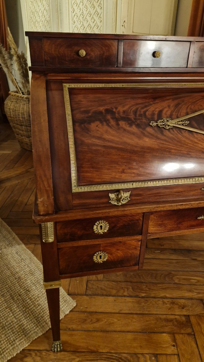 Empire-style Cylindrical Desk-photo-2