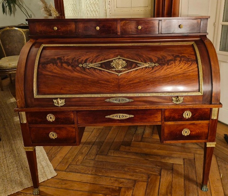 Empire-style Cylindrical Desk