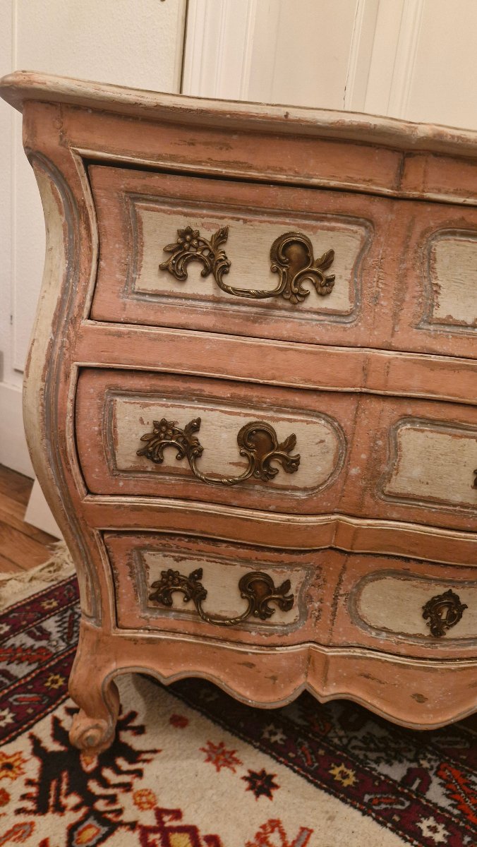 Commode tombeau patiné Époque XVIII Ème S -photo-3